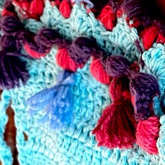 CROCHETED BIKINI WITH TASSELS - Picture 8 of 13